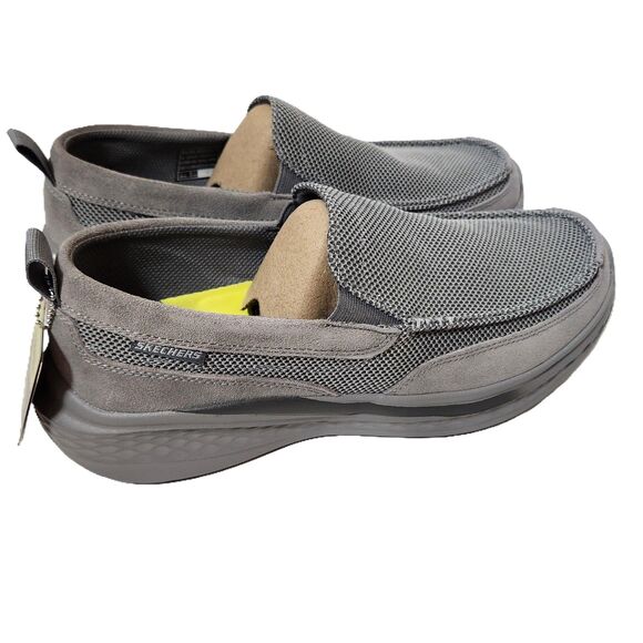 Skechers Slade Munson Men's size 9.5 Gray memory foam shoes - Picture 1 of 11